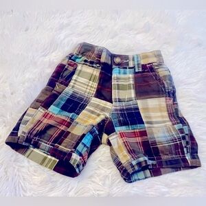 Old Navy 6-12m Colorful Madras Summer Boys Shorts